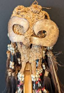 Beaded South Papua Asmat People Carved Bone Dagger