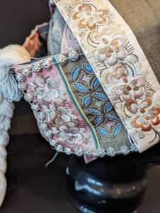 Beautiful Embroidered Hat from Tibet