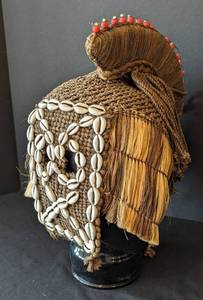 Vintage Hand Crafted Helmet Mask (Broom), Democratic Republic of Condo, Kuba Peoples
