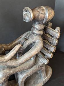 Hand Carved Wood Rocking Sculpture from Papua New Guinea
