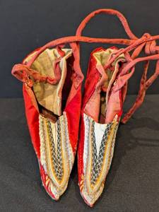 Pair of Antique Chinese Binding Shoes