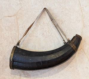 Horn Drinking Vessel from Tibet