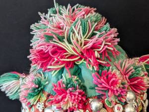 Colorful Embellished Headdress from Thailand