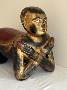 Antique Sculptural Stool