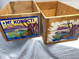 lot 13 image: Two Wooden Fruit Boxes