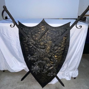 lot 35 image: Metal Coat of Arms Shield