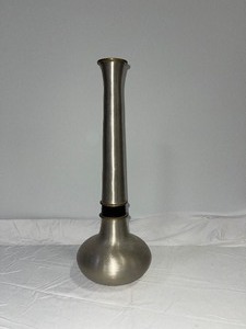 lot 37 image: Tall Metal Vase