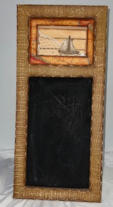 lot 71 image: Nautical Theme Chalkboard