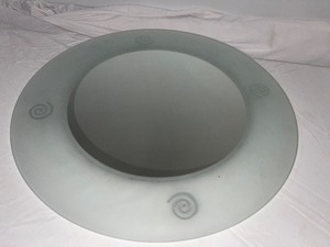 lot 88 image: Mirror with Frosted Edge