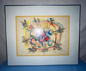 lot 118 image: Framed Wall Art- Water Color