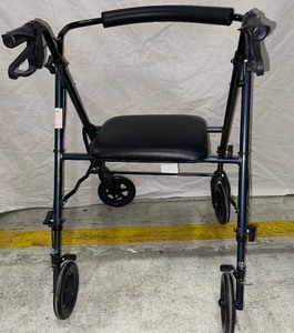lot 126 image: Walker Assist wbrakes and padded seat