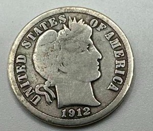 1912 Barber Dime