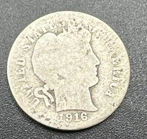 1916 Barber Dime