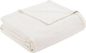 Liquid Cotton Bed Blanket-Twin-Ivory
