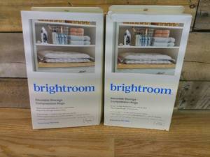 Set of 2 XL 2pc Compression Bags Clear - Brightroom