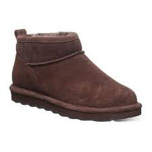 Bearpaw Womens Shorty Boots-size 6-walnut