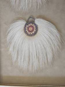lot 54 image: Native American Dance Fans Shadow Box
