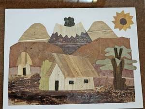 lot 116 image: El Salvadorian Multimedia Collage Works