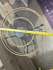 lot 85 image: Twine Detailed Wire Side Table