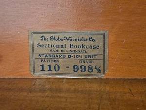 lot 11 image: Antique Globe-Wernicke Co. Barrister Bookcase