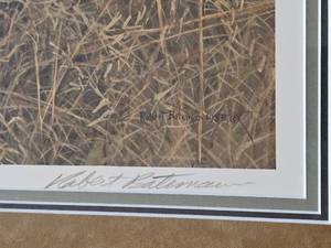 lot 3 image: Robert Bateman Signed and Numbered Print Lions in the Grass