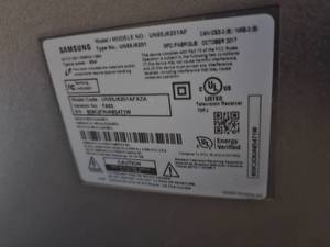 lot 14 image: 55 Inch Samsung Smart TV