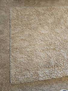 lot 86 image: Carpet Art Deco Cozy Linen White Area Rug