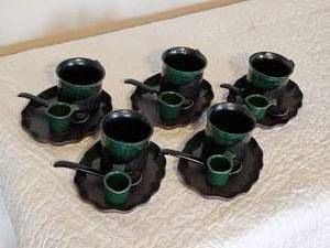 lot 143 image: Ceramic Expresso Set