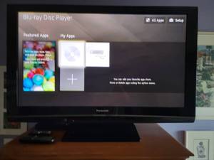 lot 169 image: Panasonic Hi Def Plasma 50 inch Television Model TH50PZ80U