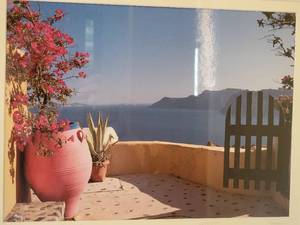 lot 101 image: Dreamy Mediterranean Vista Fine Art Photography Print