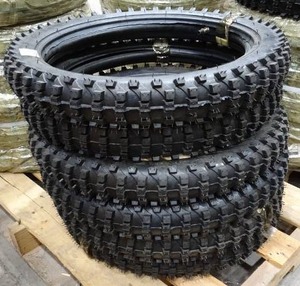 lot 281 image: 6 NEW Motorcycle Tires with Tubes - 70100-17