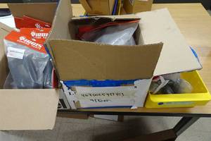 lot 306 image: NEW Irbis Parts - Levers, Brake Parts, Shields