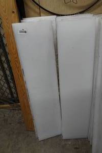 lot 350 image: 16 Planks of Quadrant TIVAR 1000 Natural Plate Multi-Purpose Polymer