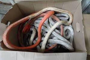 lot 398 image: 1-12 Double Braided Rope - 140 Long