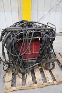lot 83 image: PowCon 300 SS Welder with Industrial Cart and Leads