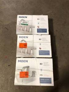 Lot of Assorted Moen Faucets Various Models and Conditions  Customer Returns See Pictures