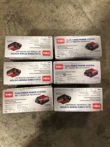 Lot of Toro Flex-Force Power System 60V Lithium-ion Technology   Customer Returns See Pictures