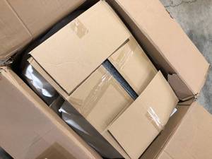 Noble House Ogden 41.5 in. Beige Swivel Cushioned Bar stool (Set of 2) Customer Returns See Pictures