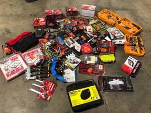 Lot of Assorted Hand Tools and Hardware Various Models and Conditions Customer Returns See Pictures