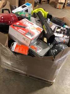 Gaylord of Assorted Lawn Care and Outdoor Items Various Models and Conditions  Customer Returns See Pictures