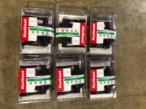 Lot of Kwikset Balboa Venetian Bronze Passage Door Handle for Hall or Closet featuring Microban Technology   Customer Returns See Pictures