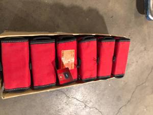 Lot of Husky 7 in. Clip On Tool Belt Pouch Customer Returns See Pictures