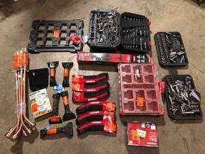 Lot of Assorted Hand Tools and Hardware Various Models and Conditions Customer Returns See Pictures