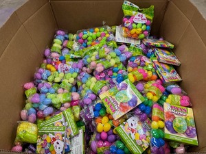 Pallet with Assorted easter eggs and more See Pics