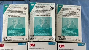 lot 15 image: MSRP $200  Lot of 9 Boxes (20 each per box) NEW 3M N95 Particulate Respirators (1860S, 8210Plus, 8210)
