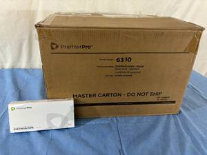 lot 132 image: MSRP $300  1 Case (100 each) PremierPro 6310 Single-Head Aluminum Stethoscopes - Black