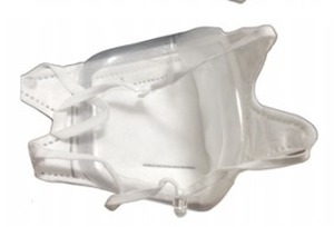 lot 52 image: MSRP $600  1 Case (300 each) NEW Premium N95 NIOSH V Fold Masks Adjustable Straps Soft Silicone Comfort Pillow Seal For Long Term Use &amp Anti-Fog Size M -for harsh environments, construction sites, cleaning, grinding &amp dry chemical handling.