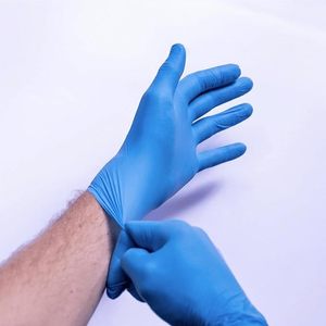 lot 109 image: 2 Cases (1000 gloves per case) NEW Hongray Disposable Vinyl &amp Nitrile Blend Examination Gloves - Size XL -&nbspMore exceeding feature of puncture-resistance, anti-bacterias penetration, chemical-proof -Expiration 723