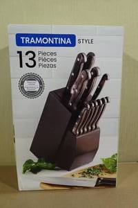 lot 25 image: Tramontina 13-Piece Knife Set