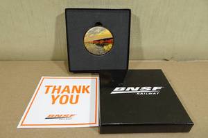 lot 28 image: BNSF Railway Employee Safety Coin 2022 Injury Free Performance Award With Box